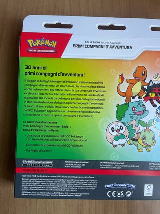 Pokémon Primi Compagni d'Avventura Serie 1 Nuovo