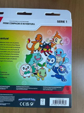 Pokémon Primi Compagni d'Avventura Serie 1 Nuovo