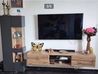 Mobile TV Garnero Legno e Vetro