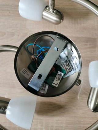 Lámpara de techo moderna 3 focos