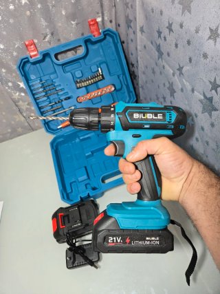 Oferta!! Taladro Atornillador Inalámbrico con 2 Ba
