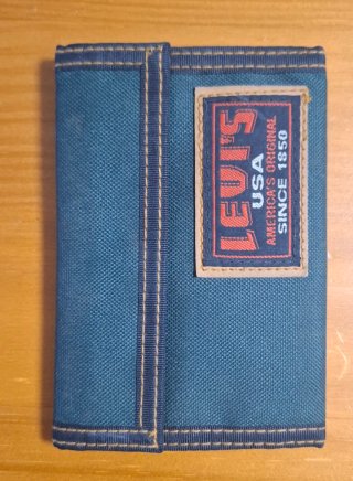 Cartera Monedero Levi's Azul Marino
