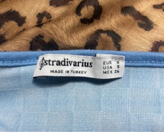 Top tirantes cuadros azul y blanco