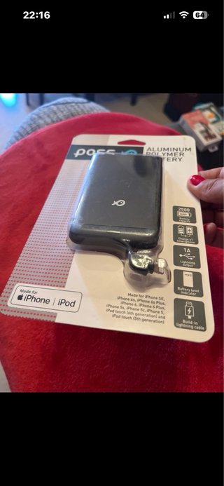 Batería Externa Poss 2500 mAh