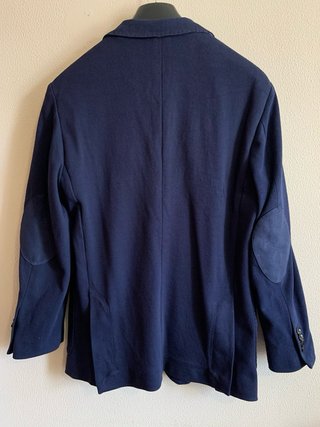 Blazer Mango Azul Marino con Coderas