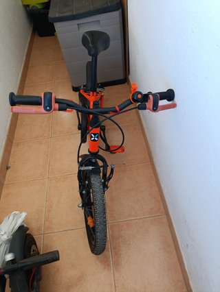 Bicicleta Infantil btwin 16 Naranja