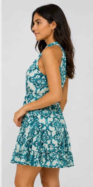 Vestido Shein Talla M Estampado