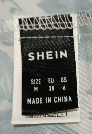 Vestido Shein Talla M Estampado