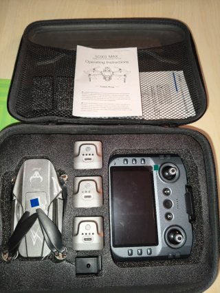 Dron SG901 MAX Negro y Plateado