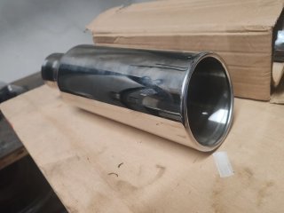 Terminale marmitta 2.5 pollici cromato