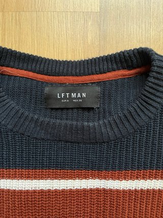 Jersey LFTMAN Rayas Azul Marino/Marrón Talla S