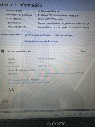 Sony Vaio 17 SSD 500GB 8GB RAM