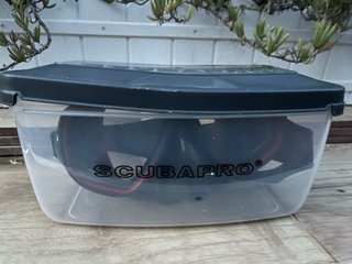 Máscara Buceo Scubapro Zoom Negra/Roja