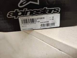 Botas Karting Alpinestars Negras