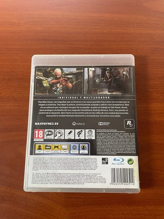 Max Payne 3 PS3 Rockstar Games España Completo