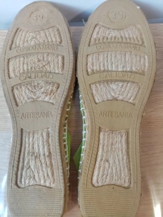 Alpargatas Verdes Mujer Talla 38