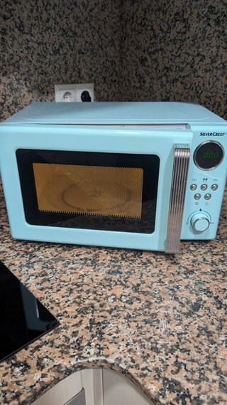 Microondas Vintage SilverCrest Azul