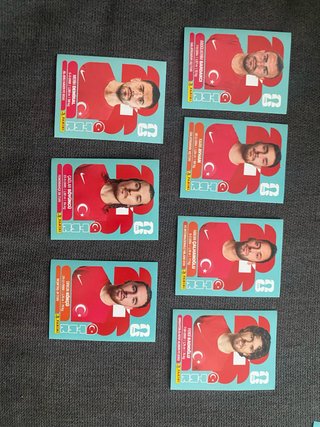 Cromos Panini Futbolistas Turquía