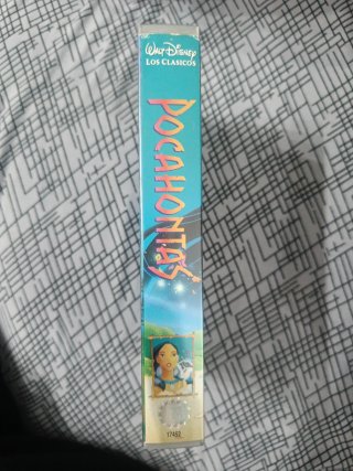 Película Pocahontas VHS Disney Clásicos