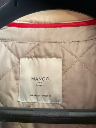 Gabardina Mango Beige con Chaleco Interior