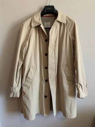 Gabardina Mango Beige con Chaleco Interior