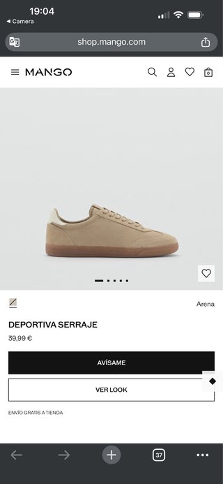 Zapatos Mango Beige Nuevos Talla [Talla]