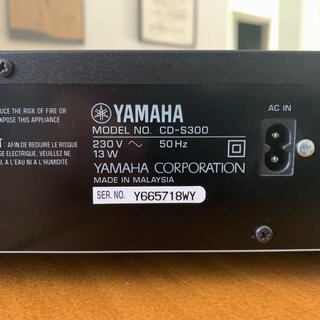 Reproductor CD Yamaha CD-S300