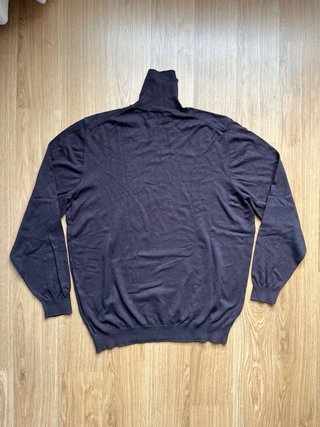 Jersey cuello alto ZARA Marrón Oscuro Talla XL