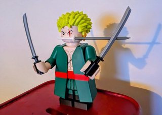 Brick Lego 20cm Roronoa Zoro One Piece
