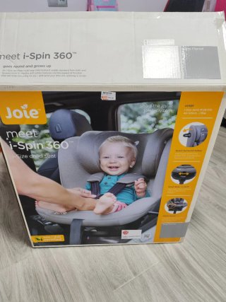 Silla de coche Joie 360 gris
