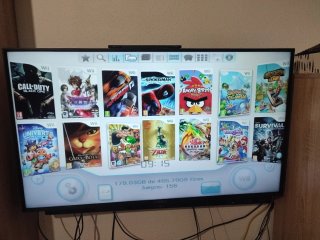 Nintendo Wii Mario Kart + 156 juegos+ accesorios