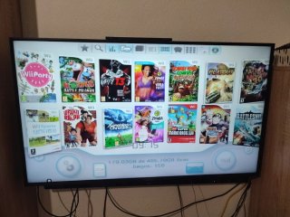 Nintendo Wii Mario Kart + 156 juegos+ accesorios