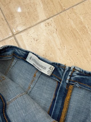 Falda vaquera Stradivarius azul