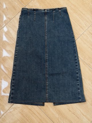 Falda vaquera Stradivarius azul
