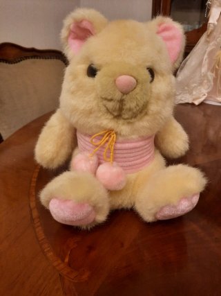 Peluche Orsetto con Molla Rosa (forse parlante)