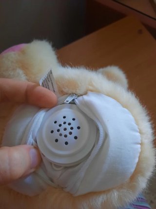 Peluche Orsetto con Molla Rosa (forse parlante)