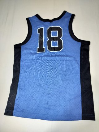 Camiseta Abercrombie Y2K Retro Malla Azul