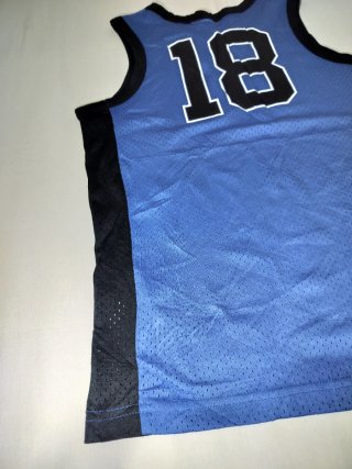 Camiseta Abercrombie Y2K Retro Malla Azul