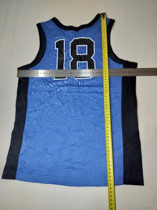 Camiseta Abercrombie Y2K Retro Malla Azul