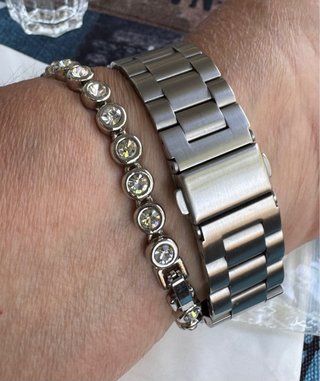 Bracciale vintage con strass