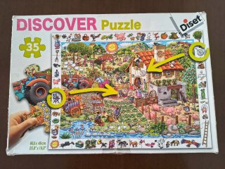 Puzzle Observación 35 Piezas grandes Granja