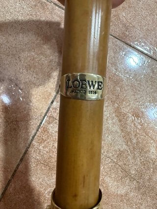 Paraguas Loewe Beige Estampado