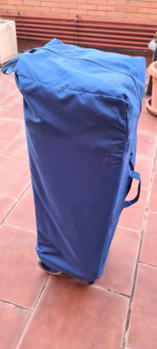 Cuna de viaje Prenatal azul