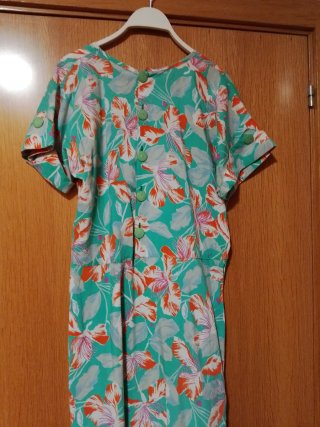 Vestido largo estampado floral