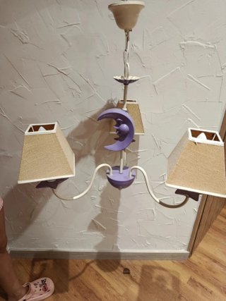 Lámpara infantil luna y estrellas