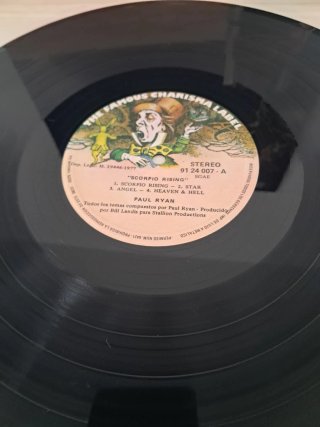 Vinilo Paul Ryan - Scorpio Rising + Insert Letras