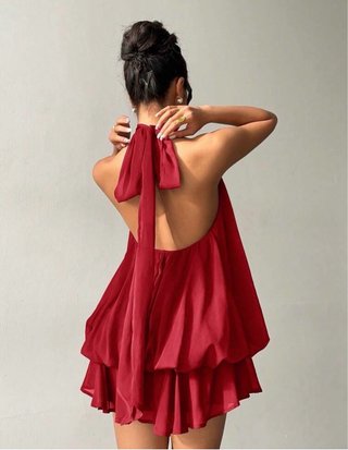 Vestido elegante rojo