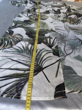 Chemisier lungo fantasia tropicale XL