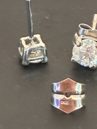 Pendientes Oro 18k Diamantes Naturales 1.06 Ct