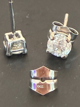 Pendientes Oro 18k Diamantes Naturales 1.06 Ct